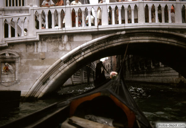 photo de ballade en gondole