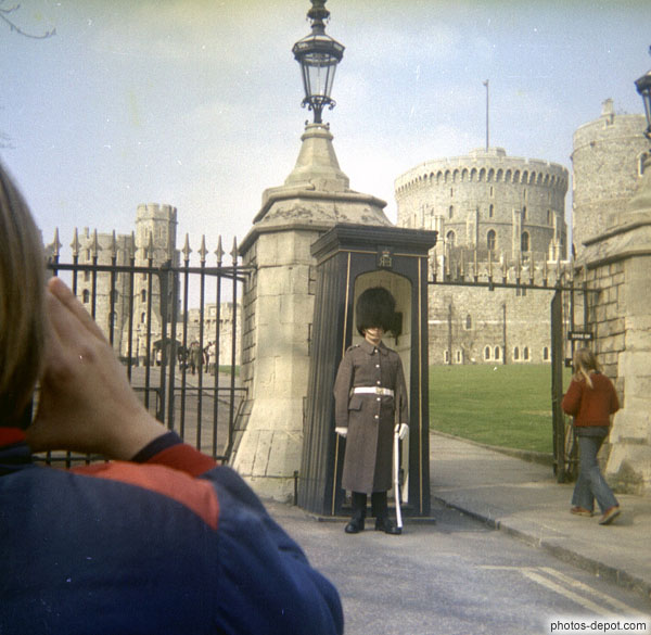 photo de Garde devant le chateau de Windsor