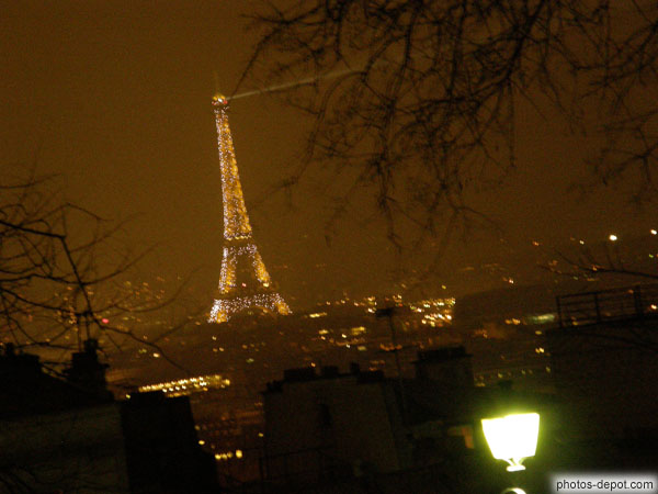 photo de Tour Eiffel la nuit