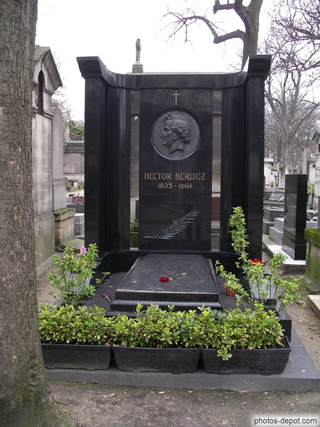 photo de tombe d'Hector Berlioz