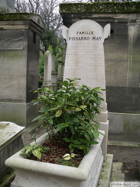 photo de tombe de Camille Pissarro, peintre