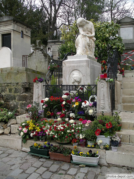 photo de tombe de Frédéric  Chopin, pianiste