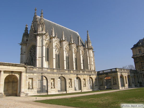photo de Sainte Chapelle modèle de celle du palais de la cité