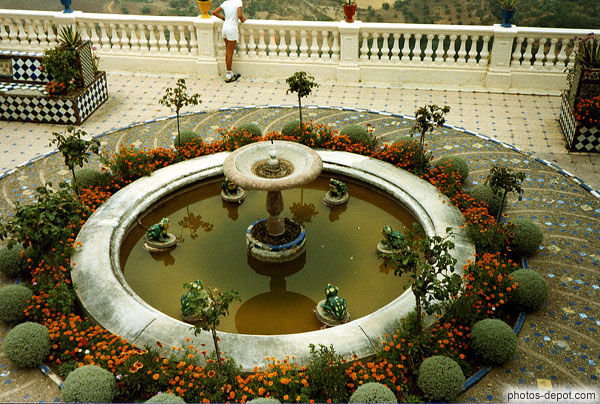 photo de fontaine installÃ©e sur terrasse