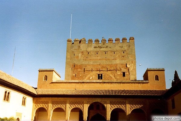 Le Patio des Myrtes (Patio de los Arrayanes), l'Alhambra