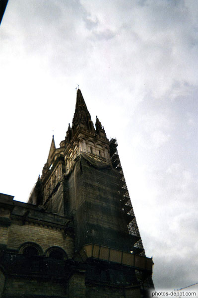photo de cathédrale-St-Maurice-, style gothique Plantagenêt Angevin