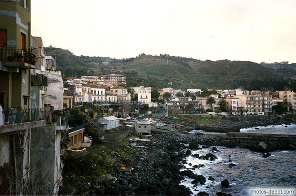habitations sur la cote