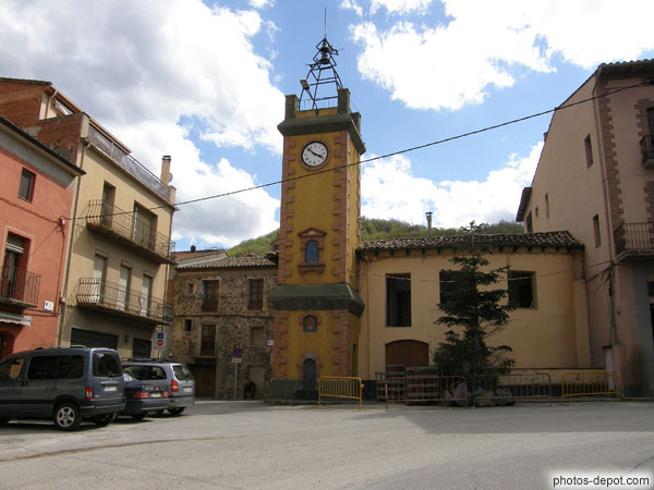 clocher horloge de l'�glise