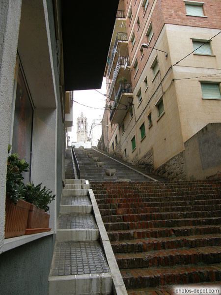Escalier vers le clocher