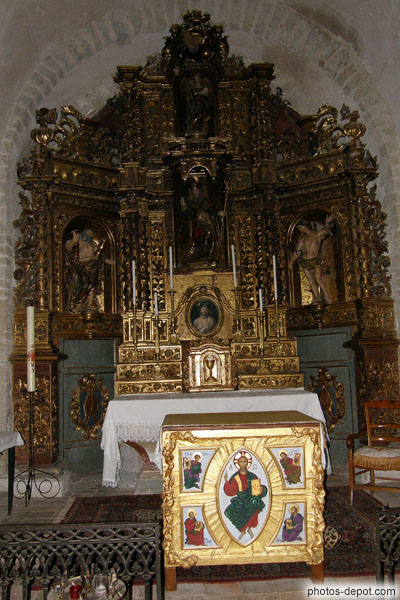 photo de maître autel  baroque