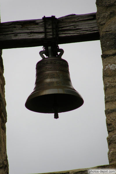 photo de cloche du prieuré