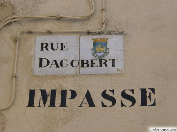 photo de rue Dagobert, impasse
