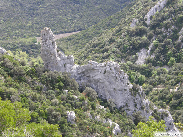 python rocheux dans les gorges de l'Agly