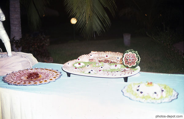 photo de plats décorés