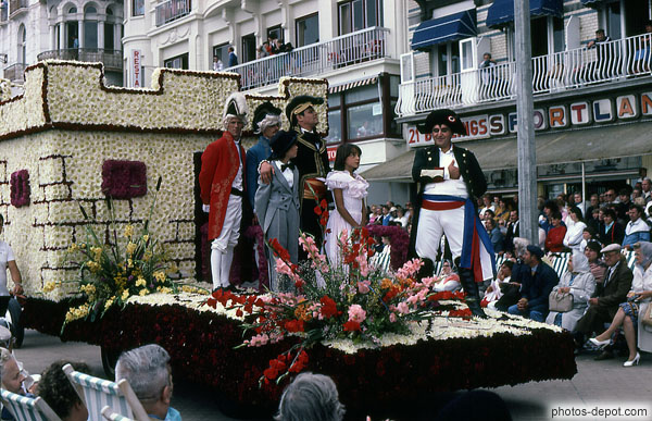 photo de Napoleon char fleuri