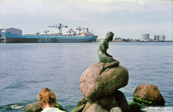 photo de la pettie sirène de Copenhague