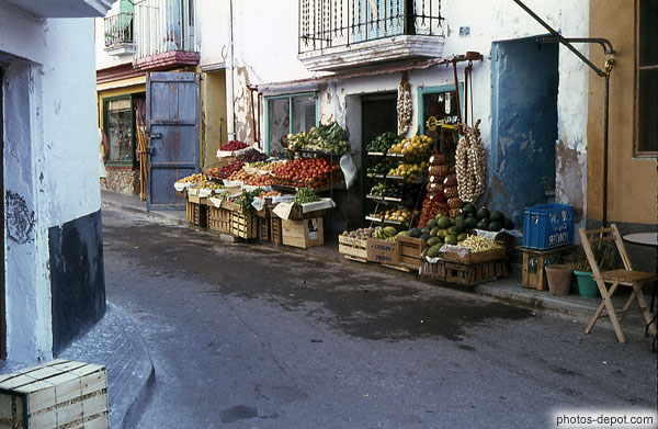 photo de marchand de fruits et lÃ©gumes