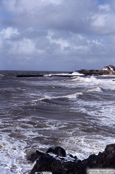 photo de vagues écume