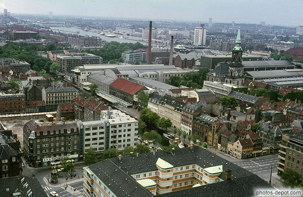 photo de ville vue aérienne