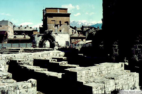 photo de ruines romaines