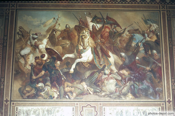 tableau crois�s contre Sarrasins