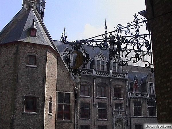 Enseigne de fer forgé palais Gruuthuse