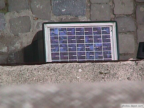 photo de plaque énergie solaire