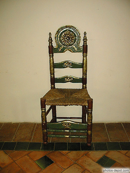 photo de chaise du palais des rois de Majorque