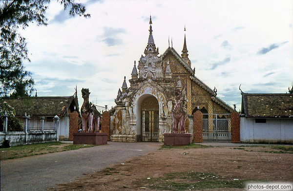 photo d'entrée du temple