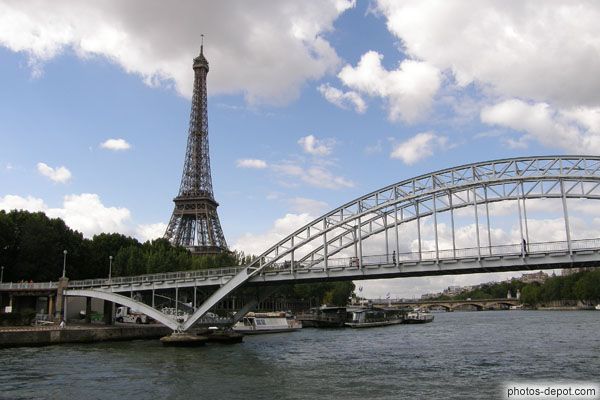 photo de Passerelle Debilly et tour Eiffel