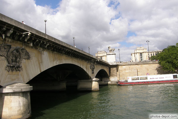 photo de Pont d'Iena et palais du Trocadéro