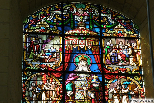 photo de vitrail Histoire de l'Abbaye