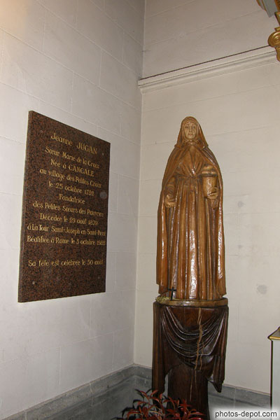 photo de Bienheureuse Jeanne JUGAN, née à Cancale, et fondatrice des petites soeurs des pauvres