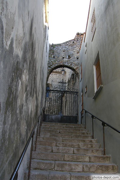 photo d'Escalier menant à l'Abbaye