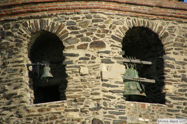 photo de cloches du clocher ND des Anges