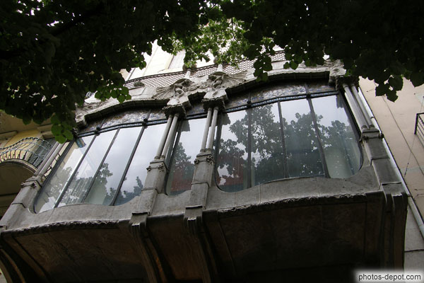 photo de Balcon fermé de style art nouveau