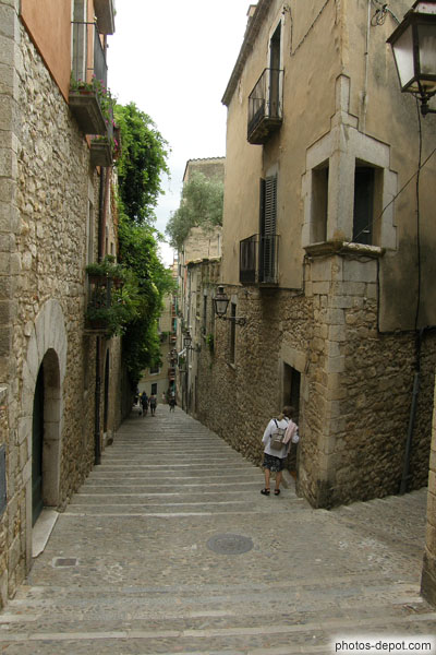 photo d'escaliers dans le quartier juif