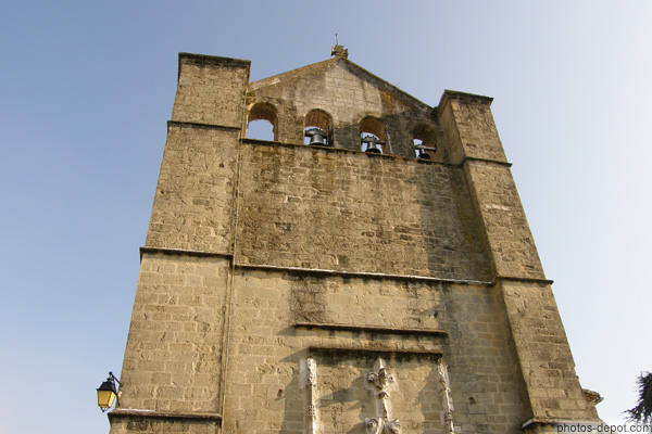 photo de clocher mur