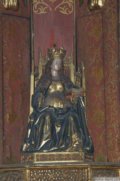 photo de Vierge de l'Espérance, enceinte, autel des tisserands