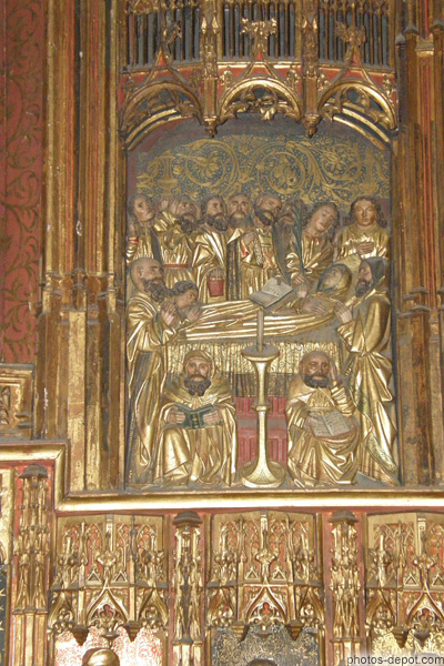 photo de Mort de la vierge, autel des tisserands
