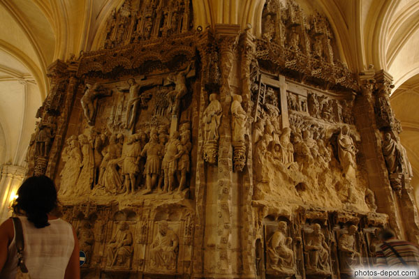 photo de Retables de pierre, chapelle des Connétables