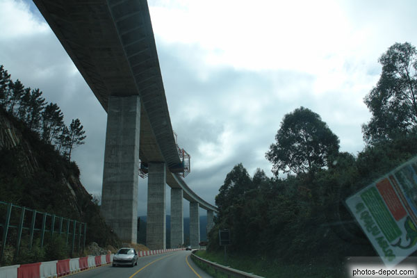photo de Pont d'autoroute en construction
