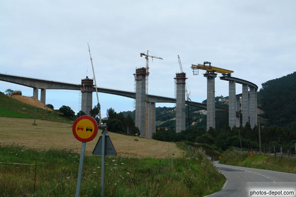 photo de pont en construction