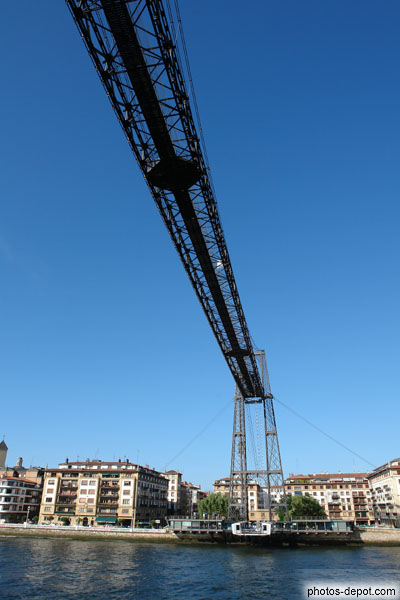 photo de passerelle de 160 m de long et 50m de haut