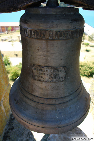 photo de cloche fabriquée à Palega, Ermita de Nostra Senora del Rosario