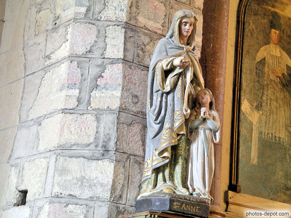 photo de sainte Anne et la Vierge enfant
