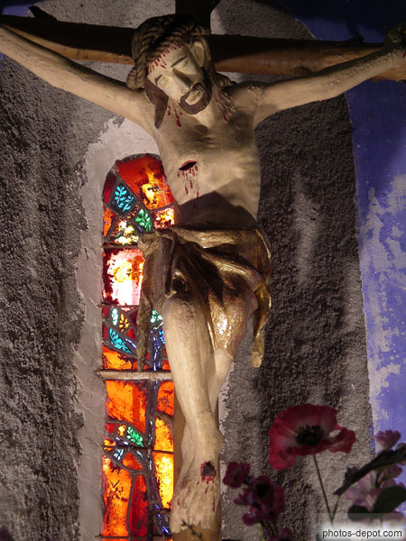 photo de Christ marin miraculeux trouvé dans la baie de Paulilles