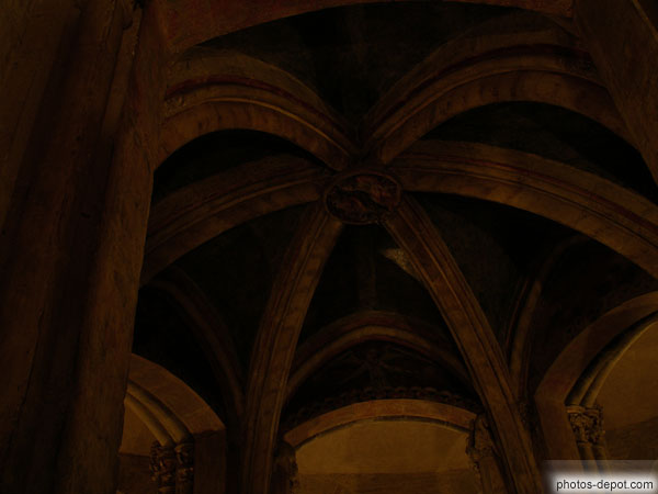 photo de voute de la crypte