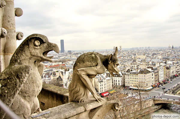 photo de Chimères devant Paris