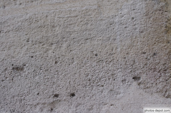 photo de fossiles de coquillages dans les pierres de la cathédrale